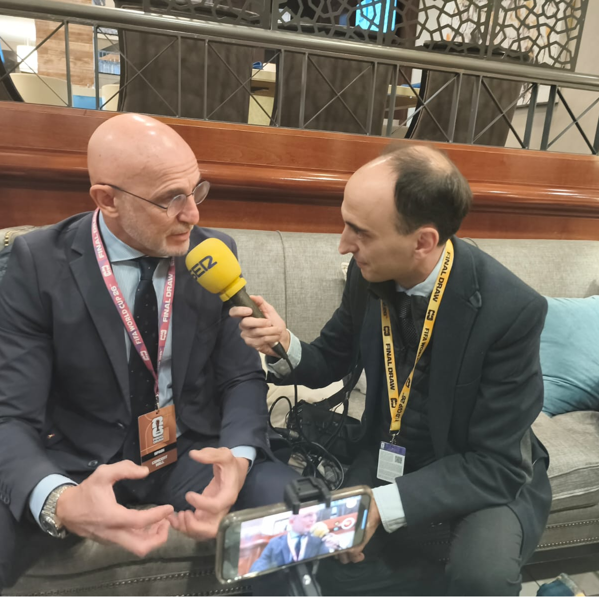 De La Fuente no despeja las dudas sobre la Finalissima y mira al Mundial: "Tenemos mucha ilusión, es la palabra clave" De La Fuente no despeja las dudas sobre la Finalissima y mira al Mundial: "Tenemos mucha ilusión, es la palabra clave"