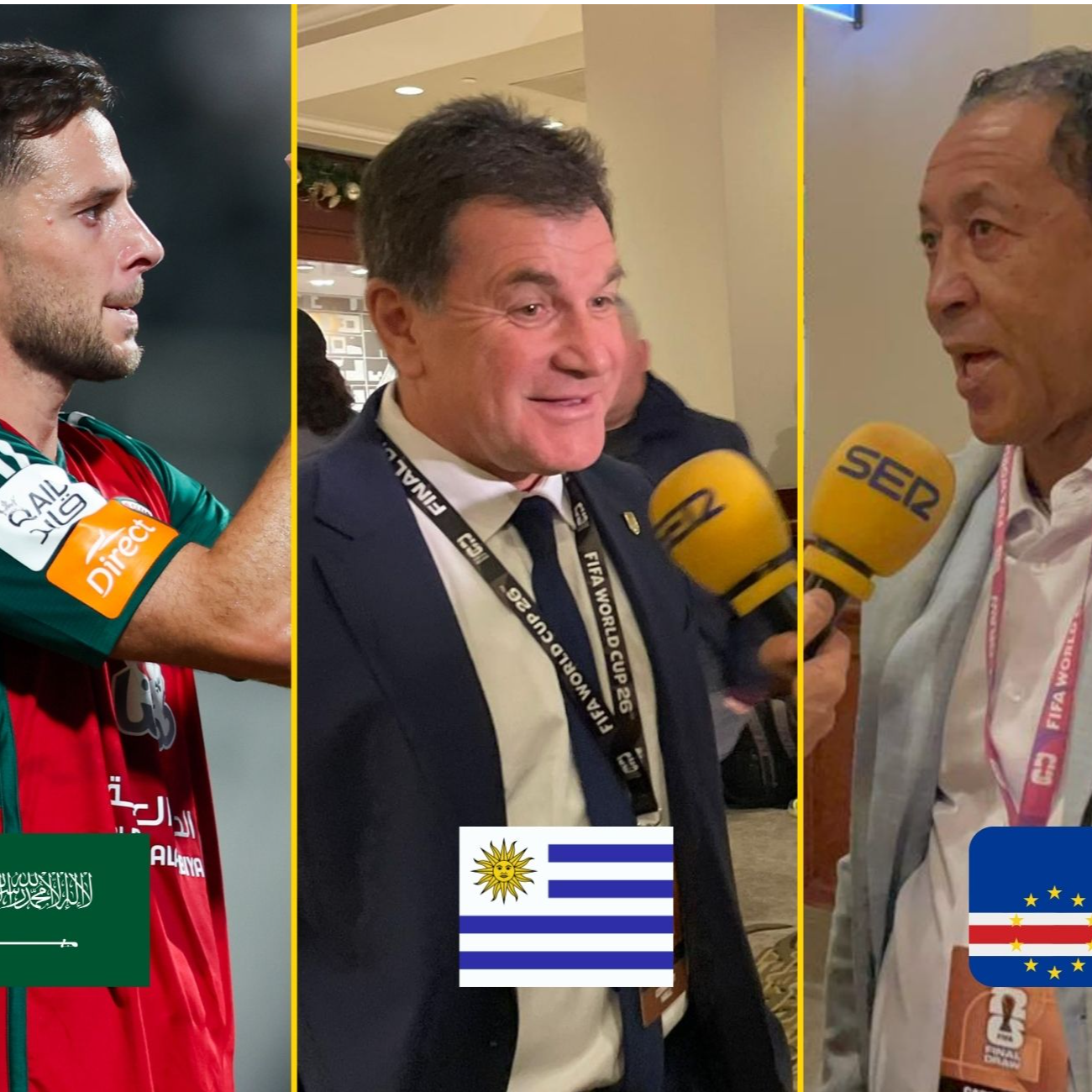 Entrevista | Las reacciones en Arabia, Cabo Verde y Uruguay, rivales de España en el Mundial: "No se puede debutar mejor en un Mundial"