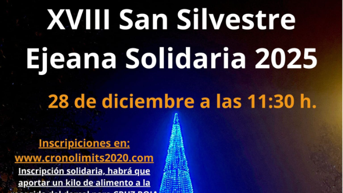 Abiertas las inscripciones para la San Silvestre ejeana
