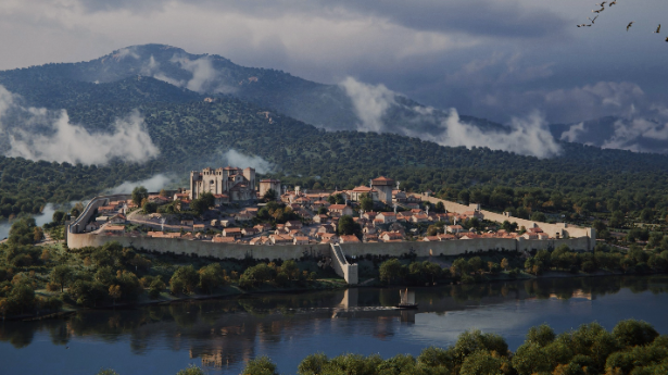 Entrevista a Pablo Álvarez, autor de la recreación virtual de Tui en 1225 Entrevista a Pablo Álvarez, autor de la recreación virtual de Tui en 1225