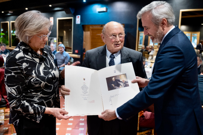 César Trillo se mostraba agradecido por el homenaje de Ferebro César Trillo se mostraba agradecido por el homenaje de Ferebro