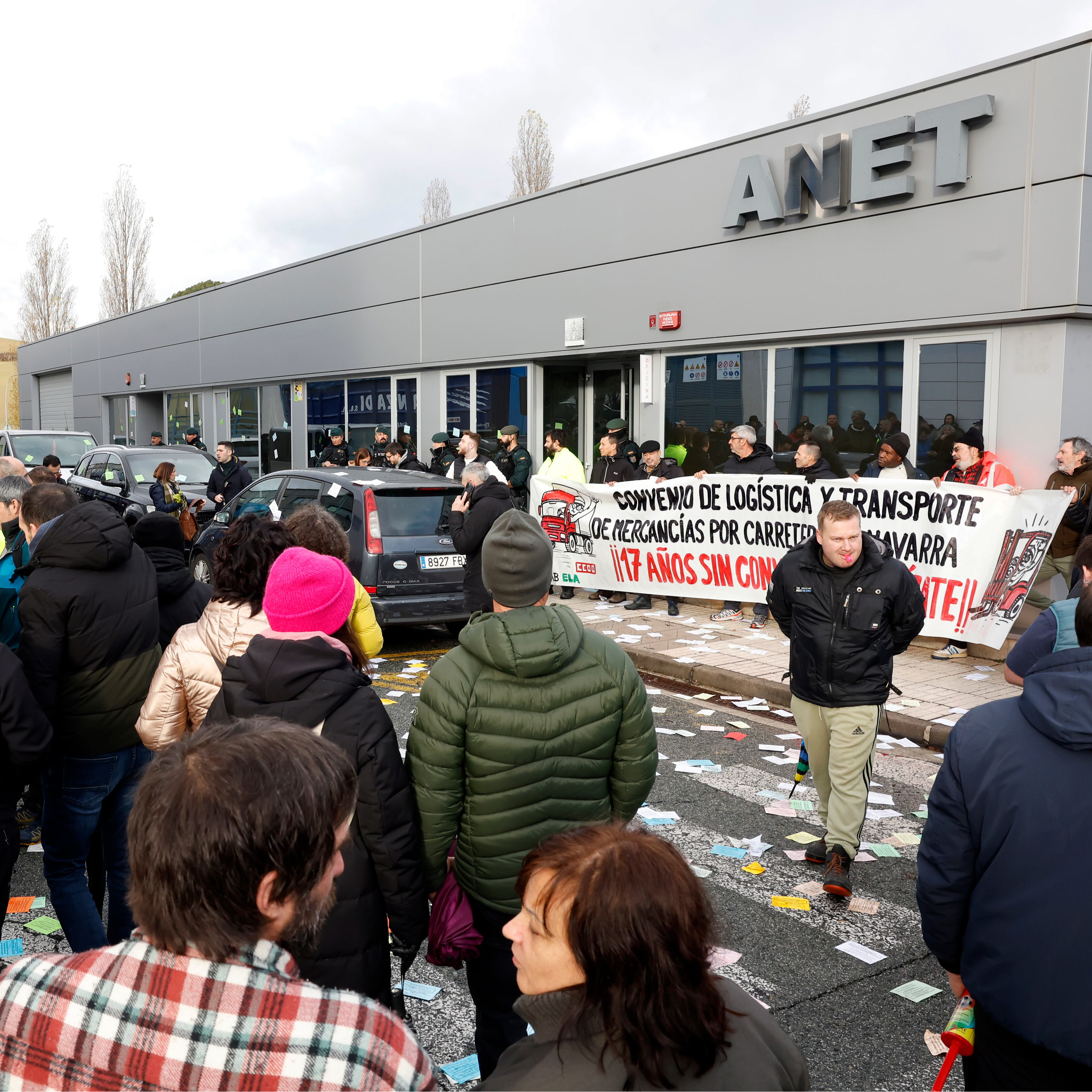 Manuel Gómez, responsable de transportes de UGT en Navarra