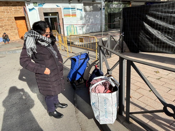 Sandra Puisac, vecina del nº 1 de Santa Clara Sandra Puisac, vecina del nº 1 de Santa Clara