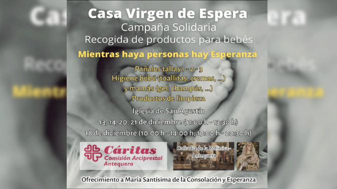 Entrevista Antonio González. Recogida de productos para bebés