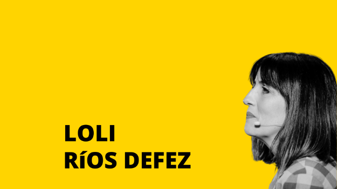 'Gracias', la firma de Loli Ríos Defez