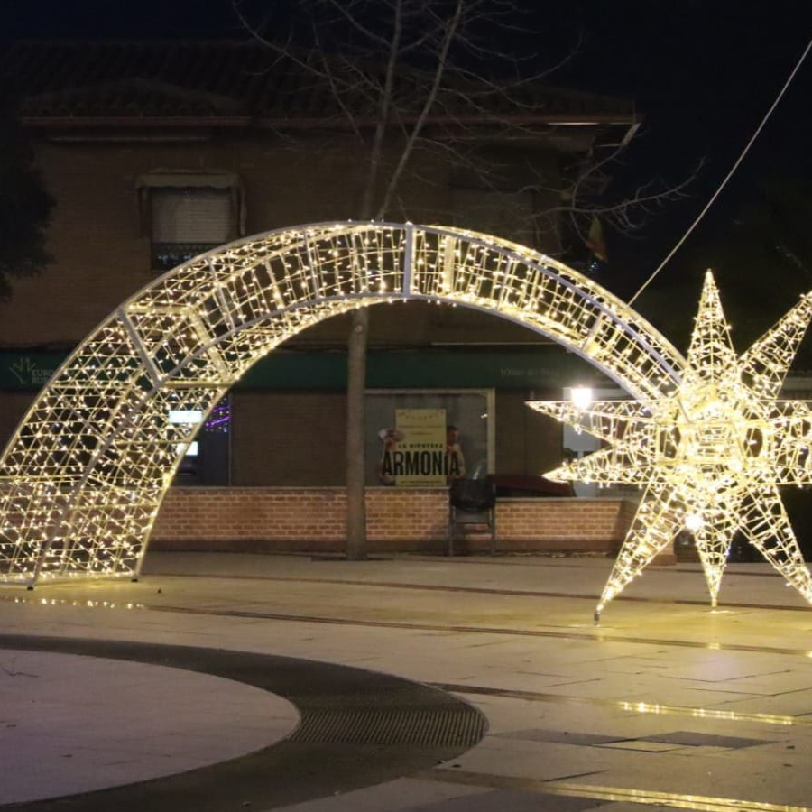 El pueblo de Toledo que es de los últimos en encender su Navidad: "es una cuestión de eficiencia energética y sostenibilidad"