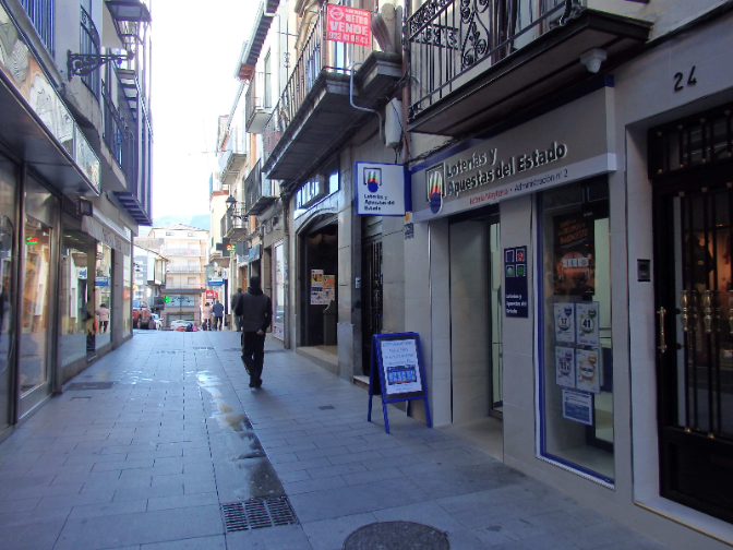 Una administración de Béjar, en Salamanca, reparte 60.000 euros de un quinto premio del Sorteo Extraordinario de la Lotería de Navidad 2025 (22/12/2025)