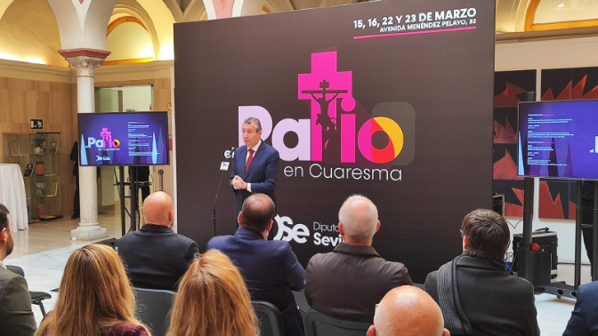 Javier Fernández, presidente de la Diputación de Sevilla, sobre 'El Patio en Cuaresma' episode artwork