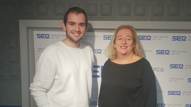 Imagen de Begoña Mercadal a Illencs, amb Jose Rada