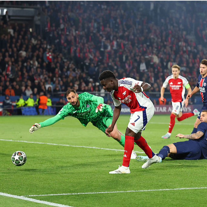 Imagen de Gol de Bukayo Saka I PSG 2-1 Arsenal I Champions League