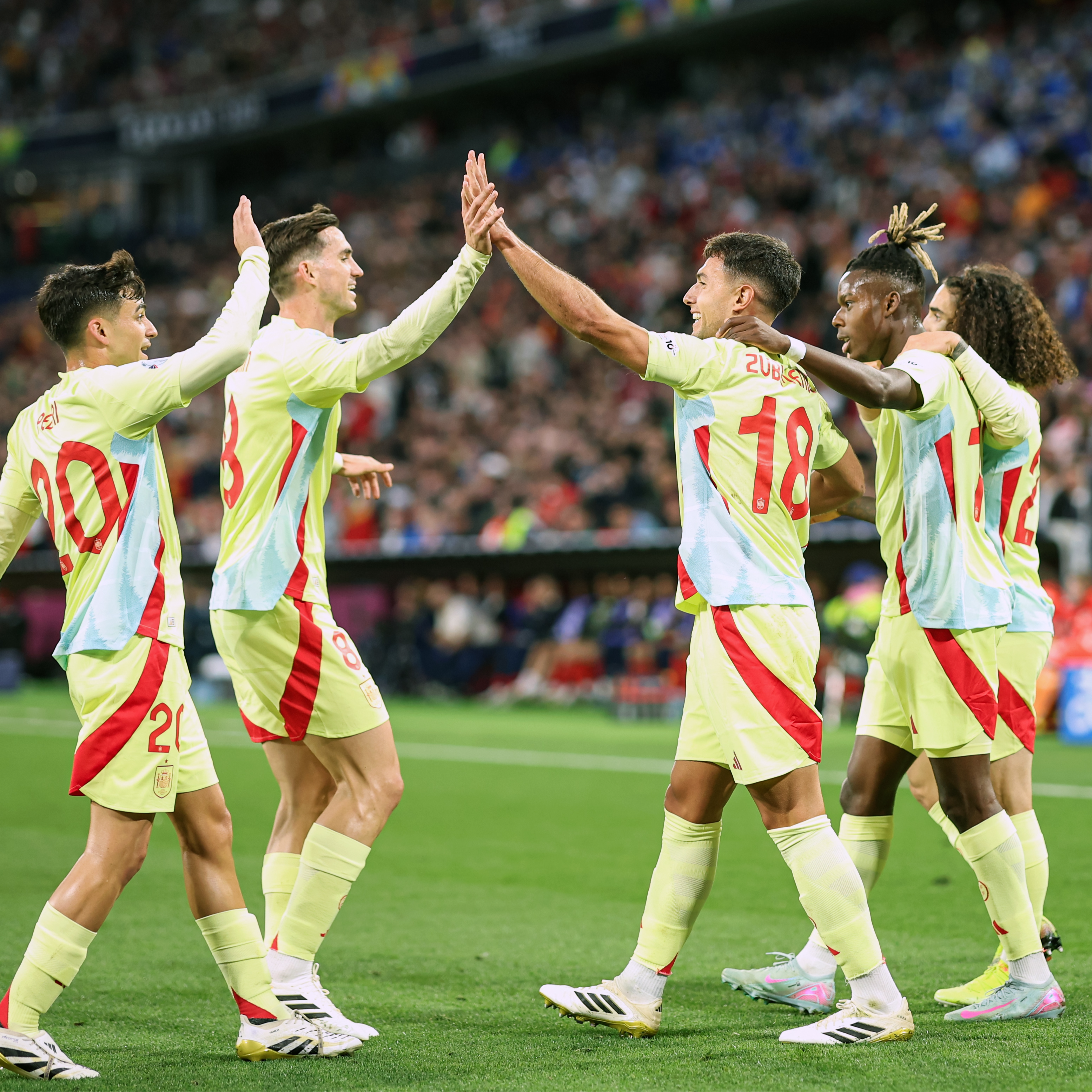 Imagen de UEFA Nations League | Portugal 0-1 España | Gol de Martín Zubimendi