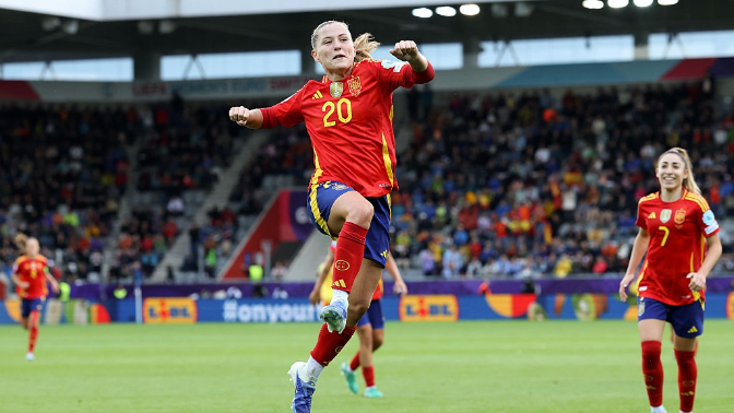 Imagen de Eurocopa 2025 I España 6-2 Bélgica I Gol de Claudia Pina