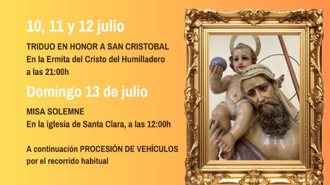 Imagen de San Cristóbal en Peñafiel