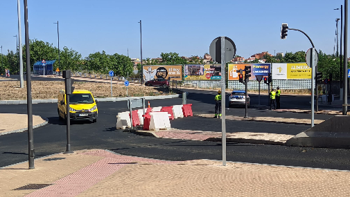 Imagen de El Ministerio de Transportes no comunicó el corte de la glorieta del Corredor de Roales