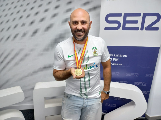 Imagen de Aníbal Alejo, seleccionador andaluz de Fútbol Playa (16/07/2025)