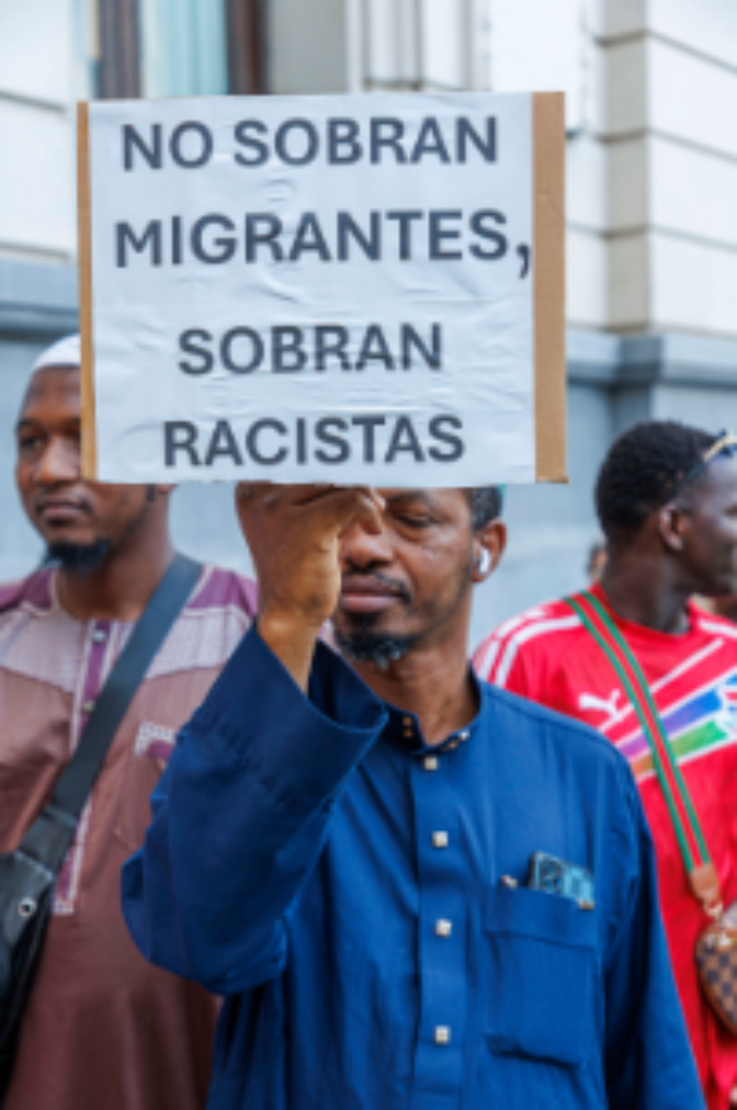 Imagen de Manifestacion antirracista en Murcia