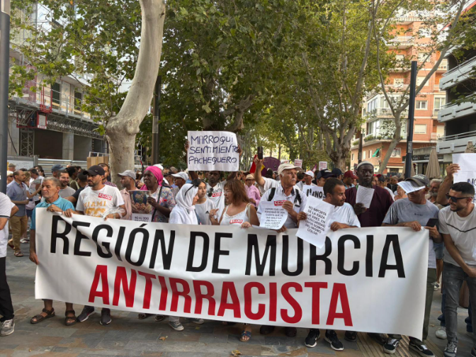 Imagen de Sonidos manifestacion antirracista Murcia