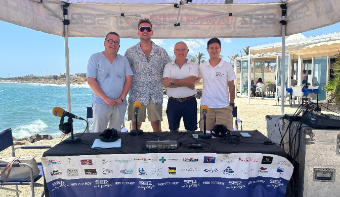 Imagen de Hoy por Hoy Levante 12:20h (30/07/2025) desde El Espigón de Garrucha