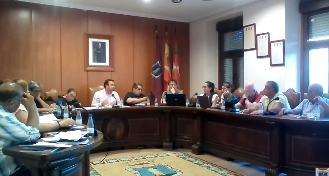 Imagen de Roberto Díez, sobre el pleno ordinario de julio