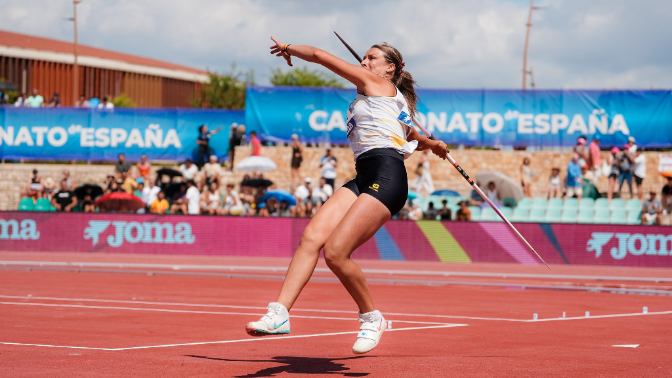Imagen de Del oro inesperado de Arantza Moreno en jabalina a la consagración de Aitana Rodrigo como reina de la velocidad: Bizkaia brilla en los estatales de atletismo