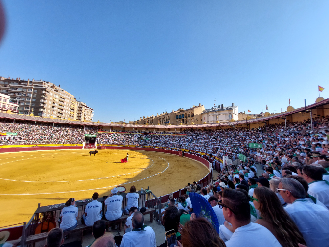 Imagen de Alberto García, CEO de Tauroemoción, en la previa de la feria taurina