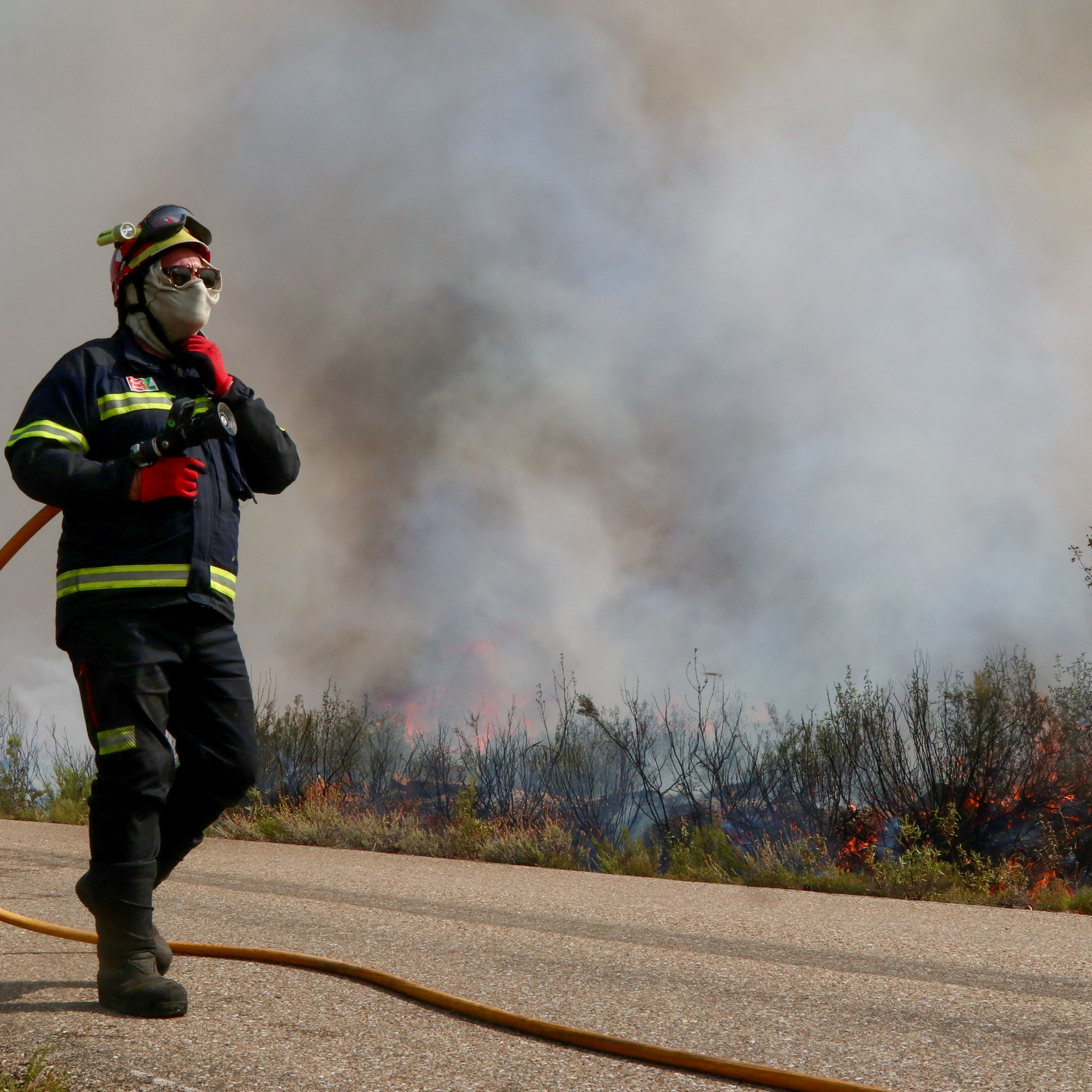 Imagen de El delegado del Gobierno en Castilla y León explica que todos los medios trabajan contra el fuego
