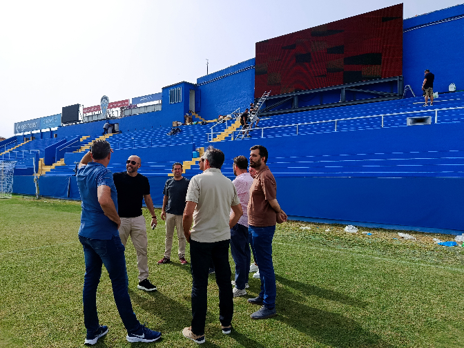 Imagen de El concejal de Deportes de Alcoy explica las mejoras en el campo municipal El Collao Gestaser (26/08/2025)