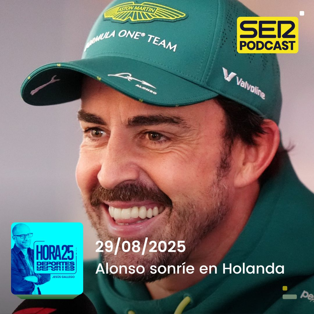 Imagen de Alonso sonríe en Holanda