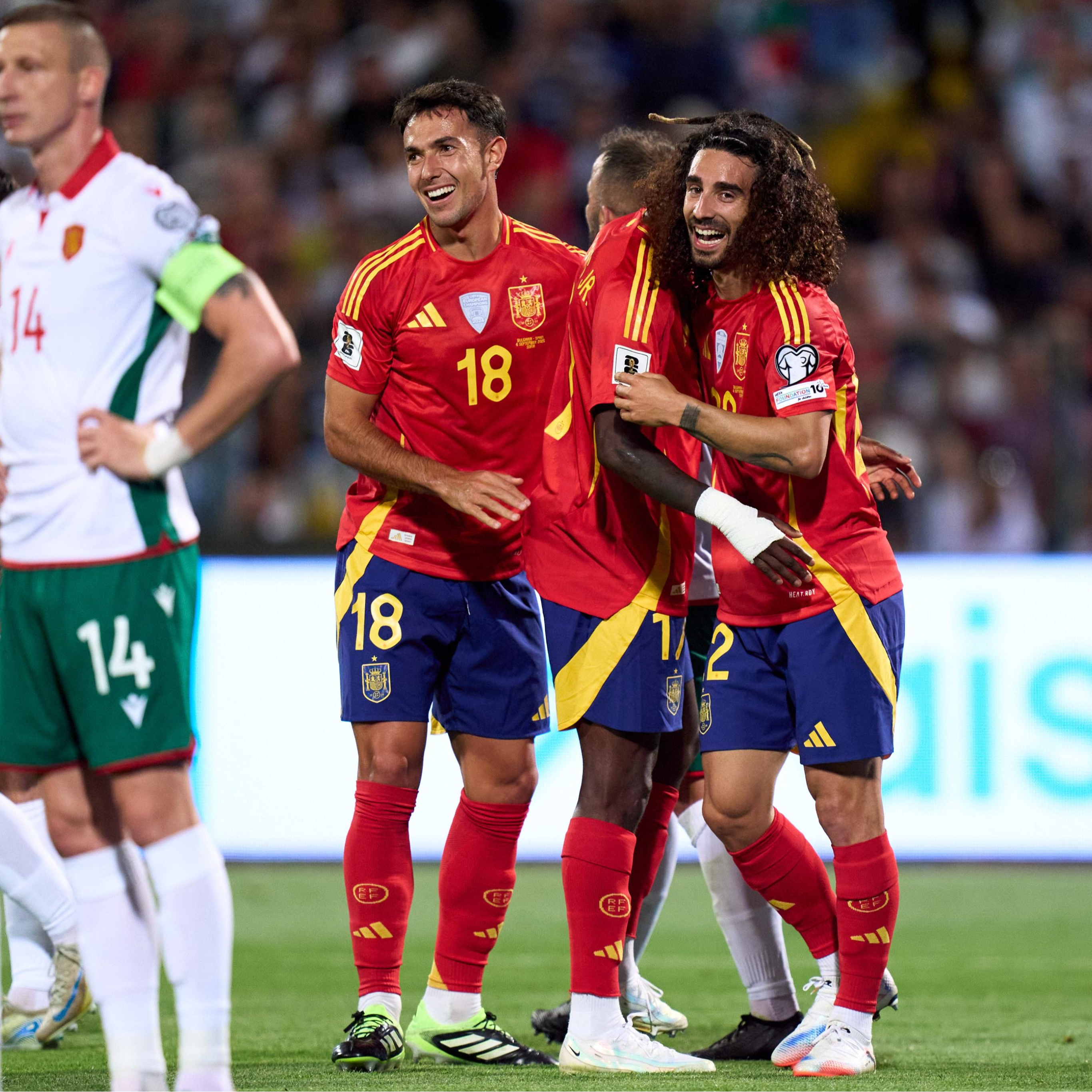 Imagen de Clasificación Mundial 2026 I Bulgaria 0-2 España I Gol de Cucurella