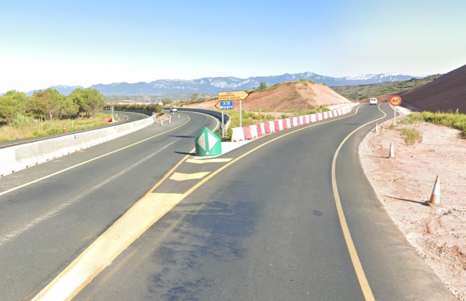 Imagen de Las obras en la ronda sur de Logroño obligan al corte total del tráfico en el enlace de Navarrete (05/09/2025)