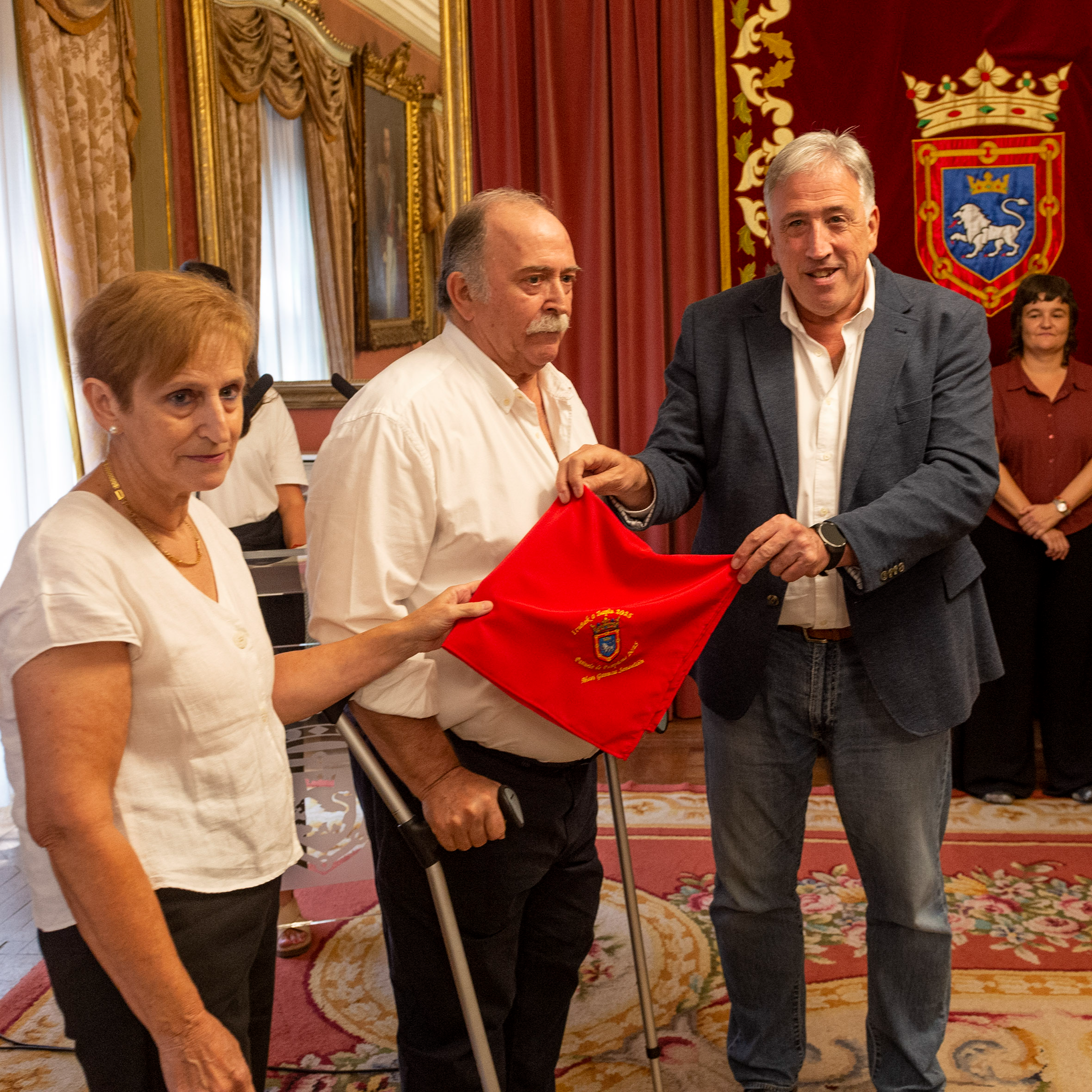 Mari Ganuza Senosiáin, décimo Pañuelo de Pamplona - Iruñeko Zapia, concedido a título póstumo