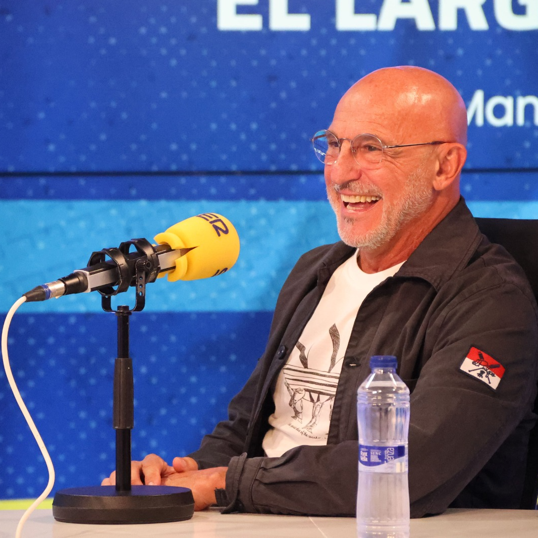Imagen de El seleccionador nacional, Luis de la Fuente, en 'El Larguero': 