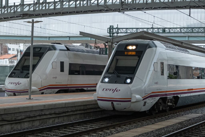 Xosé Carlos Fernández, experto del tren en Galicia