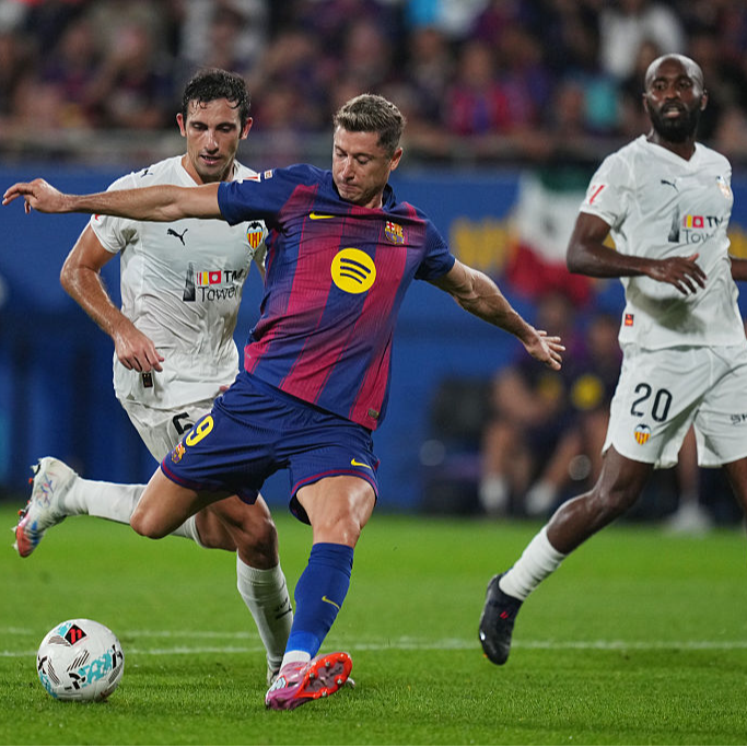 Imagen de LaLiga EA Sports I FC Barcelona 5-0 Valencia I Gol de Lewandowski
