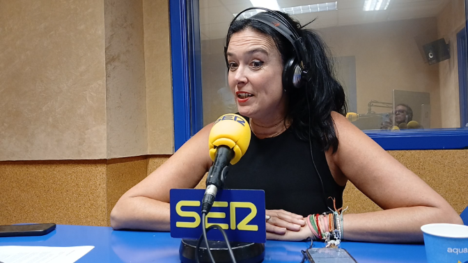 Imagen de Lorena Orduna en el programa Hoy por Hoy Huesca