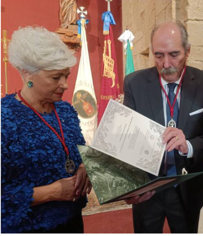 Imagen de Carmen Urzola, priora de la Real Cofradía de San Lorenzo