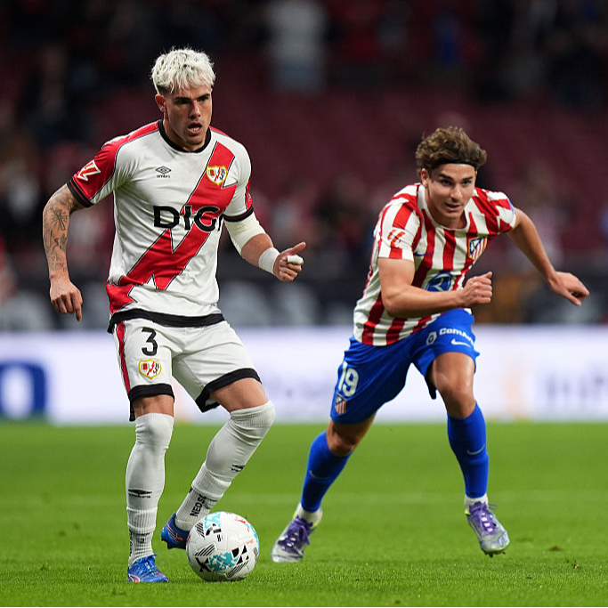 Imagen de LaLiga EA Sports | Atlético de Madrid 1-1 Rayo Vallecano | Gol de Pep Chavarría