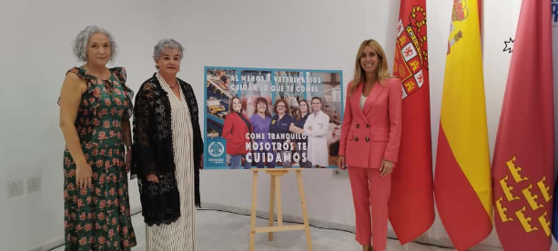Imagen de Teresa López, presidenta del Colegio de Veterinarios, sobre las actividades de San Francisco
