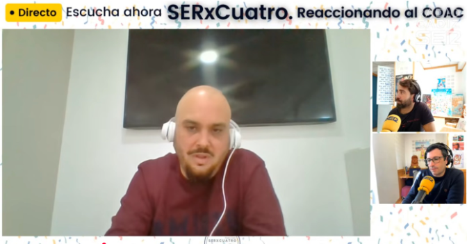 Reaccionando al COAC2026 3x10: Hablamos con Germán G. Rendón y Ángel Gago