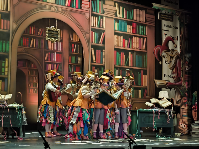 Comparsa : La biblioteca Preliminares