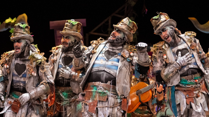 Comparsa: 'El hombre de hojalata' preliminares