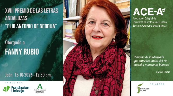 Fanny Rubio valora en Radio Linares el Premio de las  Letras Andaluzas "Elio Antonio de Nebrija" que le otorga la sección autónoma de Andalucía de la Asociación Colegial de Escritoras y Escritores de España episode artwork
