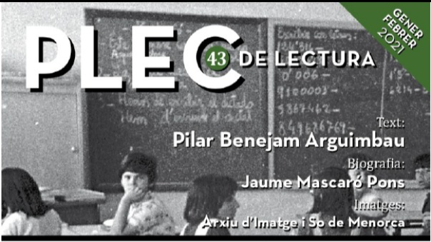 Plec de lectura 43. Pilar Benejam Arguimbau