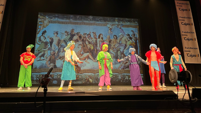 Imagen de Cuarteto infantil: 'Estos dioses están colgao, desde el Olimpo Andaluz haciendo historia' semifinal COAC 2026