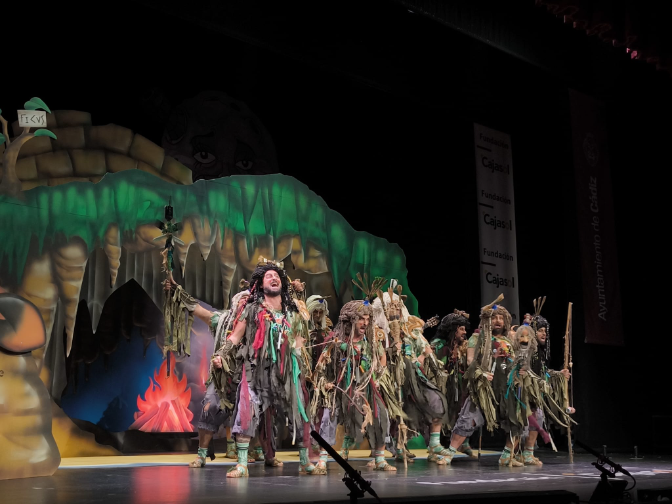 Chirigota : Los Cadisapiens (la involución) Cuartos de final