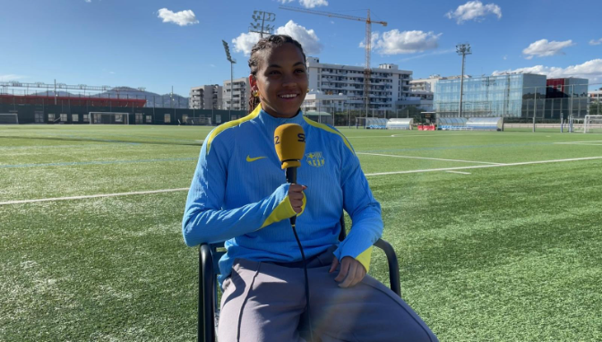 Vicky López: "M'encanta jugar contra el Reial Madrid, ho faria cada cap de setmana"