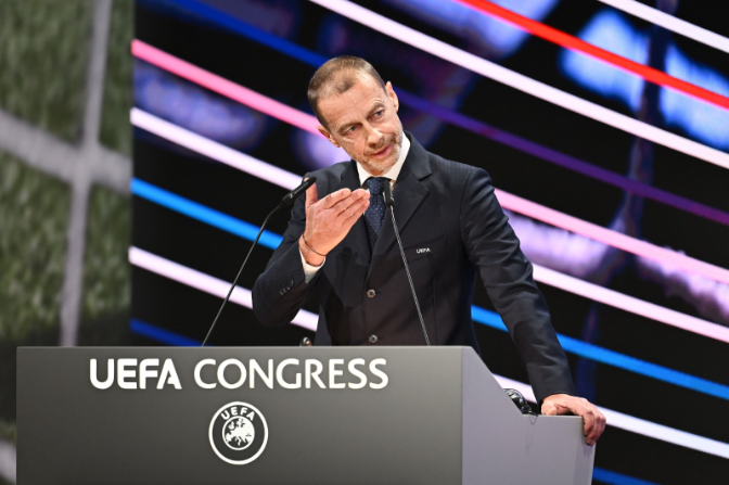 Ceferin: "Estic molt feliç que el Real Madrid i el Barça s'hagin unit de nou a la família"