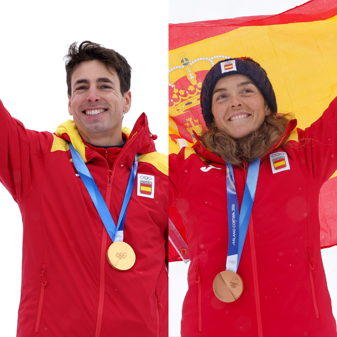 Entrevista | Oriol Cardona y Ana Alonso celebran sus medallas en 'El Larguero': "Se dice que en deporte de nieve no podemos triunfar, pero el 'skimo' ha venido a cambiar las cosas"