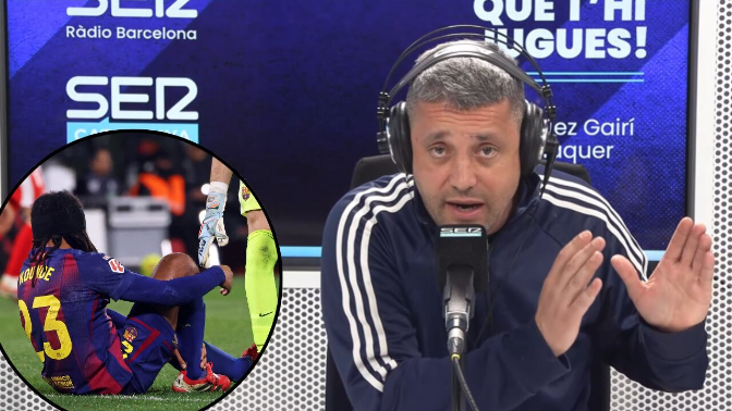 Sique Rodríguez: "Han amagat l'àudio de la trepitjada a Koundé fins i tot als propis àrbitres. El Barça hauria de demanar escoltar-lo"