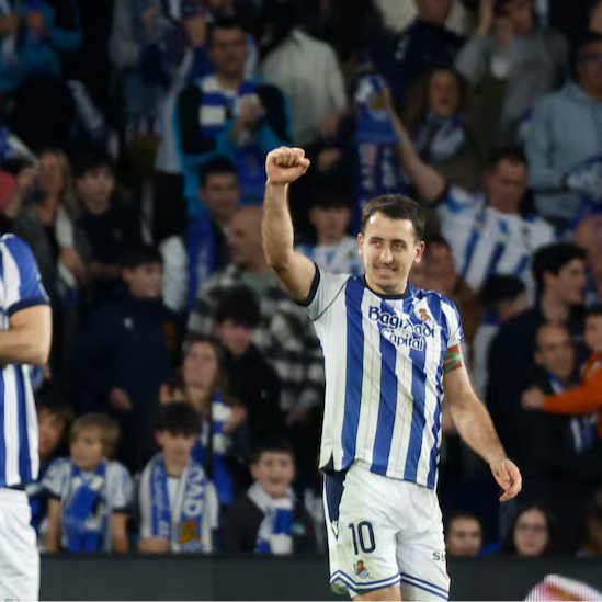 Imagen de El gol del Real Sociedad 1 - 0 Athletic Club | Oyarzabal mete a la Real en la final